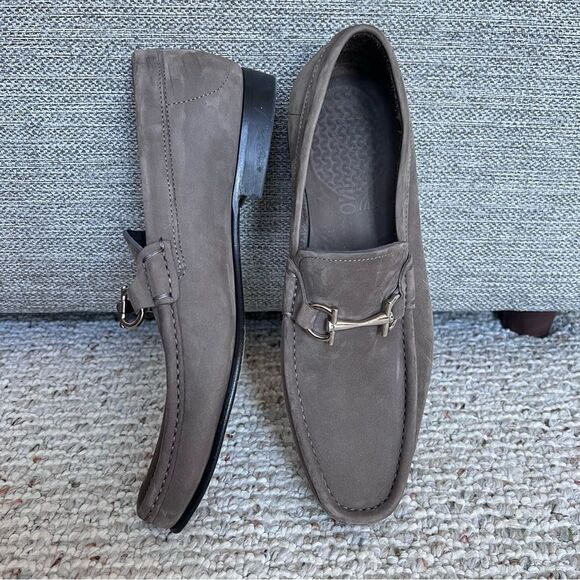 Salvatore Ferragamo men’s leather suede loafer main image 13